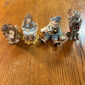 Smithsonian Institute Wizard of Oz ornaments. Set of 4.
